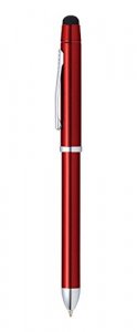 Cross AT009013 Tech3+ Engraved Translucent Red Multifunction Pen (blac