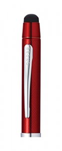 Cross AT009013 Tech3+ Engraved Translucent Red Multifunction Pen (blac