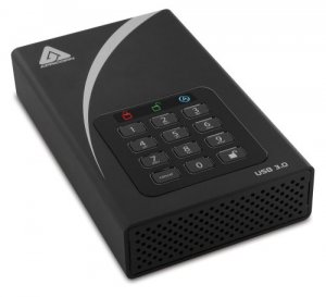 Apricorn ADT-3PL256-1000 1tb Aegis Padlock Dt Secure Usb 30 256bit Hw 