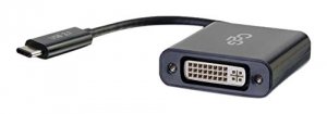 C2g 29483 Usb C To Dvi Adapter - 1 X Total Number Of Dvi (1 X Dvi-d) -