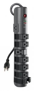 Belkin BP108000-06 8-outlet Pivot-plug Power Strip Surge Protector Wit