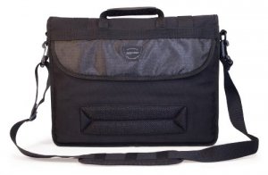 Mobile MECME1 Messenger Bag, Eco-friendly Canvas, 17.3in, Black