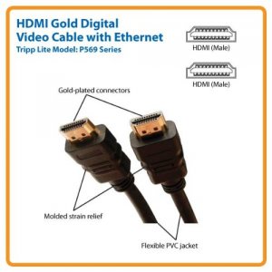 Tripp  16ft High Speed Hdmi Cable With Ethernet Digital Video - Audio 