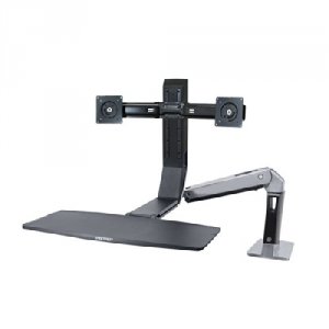 Ergotron 24-312-026 Workfit-a,dual Monitor Sit-stand Workstation.ideal