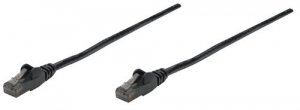 Intellinet 342032 1.5 Ft Black Cat6 Snagless Patch Cable