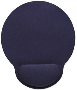 Manhattan 434386 Wrist-rest Blue Mouse Pad