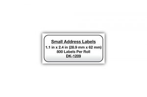 Brother DK1209 Small Address Ql Printer Labels - 1 964 X 2 2764 Length