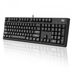 Adesso AKB-635UB Full Size Mechanical Gaming Keyboard - Cable Connecti