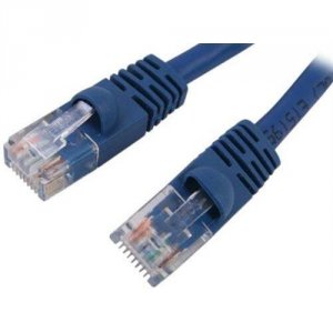 Link C5M-1-BUB Network Cable 1ft Cat5e 350mhz Molded Wboot Blue