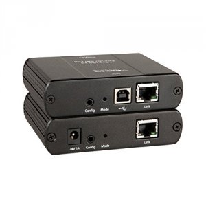 Black IC408A-R2 4 Port Usb 2.0 Extender Lan Or Direct Co