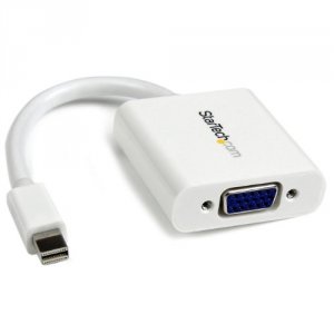 Startech MDP2VGAW Mini Displayport To Vga Adapter - White - 1080p - Th