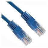 4xem 4XC5EPATCH50BL 50ft Cat5e Blue Molded Patch