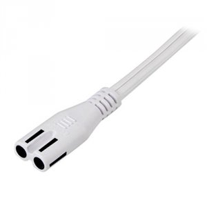 Startech VW2476 .com 6 Ft White Standard Laptop Power Cord - Nema 1-15