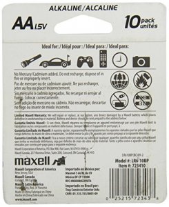 Maxell 723410 Lr610bp (r) 723410 - Lr610bp Alkaline Batteries (aa; 10 