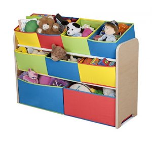 Delta TB84752GN Deluxe Toy Organizer With Bins  Multi-color