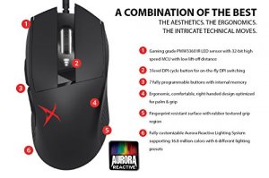 Creative 70GP007000000 Mouse -ca Sound Blasterx Siege M04 Gaming Mouse