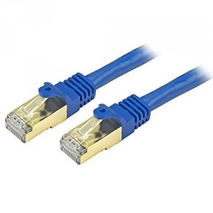 Startech C6ASPAT12BL 12ft Cat6a Ethernet Cable - 10 Gigabit Category 6