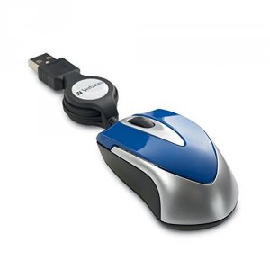 Verbatim 97249 (r)  Optical Mini Travel Mouse (blue)