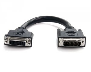 Startech DVIEXTAA6IN .com 6in Dvi-i Dual Link Digital Analog Port Save