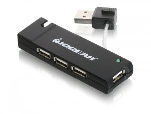 Iogear GUH285W6 4 Port Hi-speed Usb 2.0 Hub, Add Four Hi-speed Usb 2.0