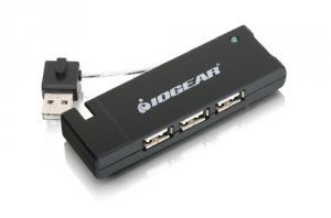 Iogear GUH285W6 4 Port Hi-speed Usb 2.0 Hub, Add Four Hi-speed Usb 2.0