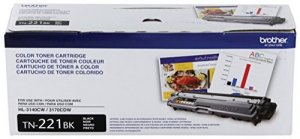 Original Brother TN221BK Black Toner Cartridge - Laser - Standard Yiel