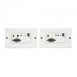 Startech STUTPWALLA Vga Wall Plate Video Extender Over Cat5 With Audio