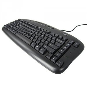 Ergoguys KBS-29BLK Black Ergonomic Keyboard Left Hand Users