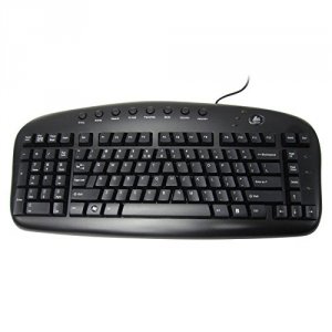 Ergoguys KBS-29BLK Black Ergonomic Keyboard Left Hand Users