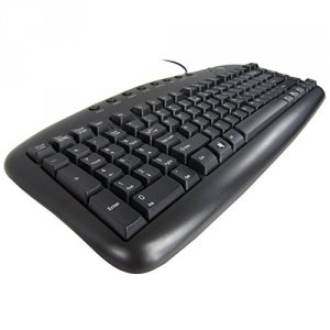 Ergoguys KBS-29BLK Black Ergonomic Keyboard Left Hand Users