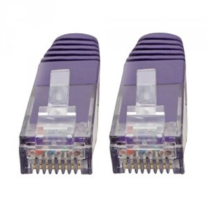 Tripp N200-050-PU Cat6 Gigabit Molded Patch Cable (rj45 Mm), Purple, 5