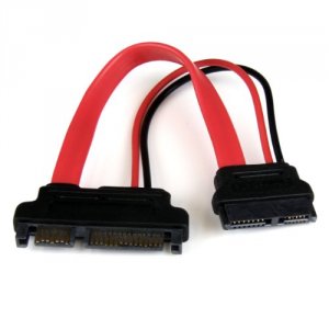 Startech SLSATAADAP6 6in Slimline Sata To Sata Adapter With Power - Fm