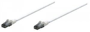 Intellinet 341974 10 Ft White Cat6 Snagless Patch Cable