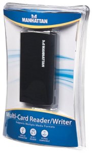 Manhattan 100939 Multi-card Readerwriter Hi-speed Usb 2.0, External, 6