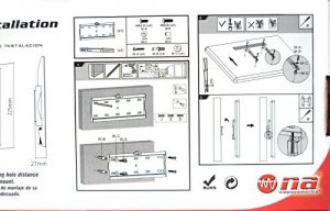 Nippon MSE2342F Nippon America Flat Tv Wall Mount For 14-43