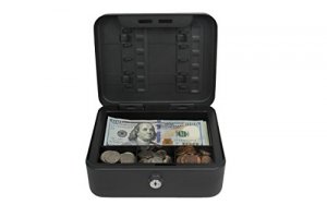 Royal RSCB-100 Compact Steel Cash Box 1bill