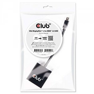 Club 2PD049 Mini Displayportâ„¢ 1.2 To Hdmiâ„¢ 2.0 Uhd Active 