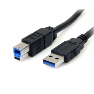 Startech USB3SAB6BK 6 Ft Black Superspeed Usb 3.0 Cable A To B - Mm - 