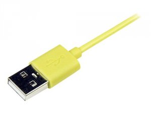 Startech USBLT1MYL 1m 8pin Lightning Conn To Usb Cbl For Iphone Ipod I