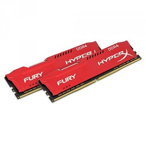 Kingston HX424C15FR2K2/16 Hyperx Fury Red 16gb (8gb X2) Ddr4 2400mhz R