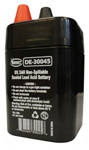 American GSM-DE-30045 6v 5a Spring Top Rechargable Battery