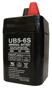 American GSM-DE-30045 6v 5a Spring Top Rechargable Battery