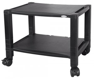 Kantek PS610 Mobile 2-shelf Printerfax Stand - 75 Lb Load Capacity - 2