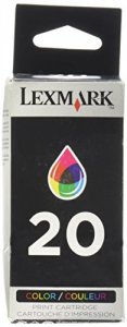 Original Lexmark 15M0120 No. 20 Standard Yield High Resolution Ink Car