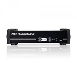 Aten VS1504T Videoaudio Splitter - Ports Qty: 4 - External