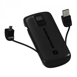 Brunton FMETALBK Metal Black 4400 Mah 3x Charges