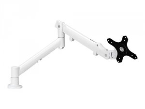 Atdec SSKW Monitor Arm Desk Mount 17.6 Lb Load Capacity White .