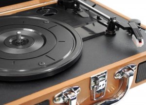 Pyle PVTT2UOR Retro Belt-drive Turntable With Usb-to-pc Connection, Re