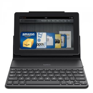 Belkin F5L164QTTBLK Keyboard W Case Kindle Fire 7in Black Retail Box