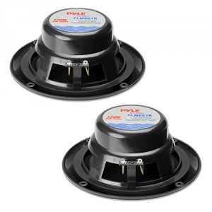 Pyle PLMR61B 6.5-inch Black Waterproof Marine Speaker System